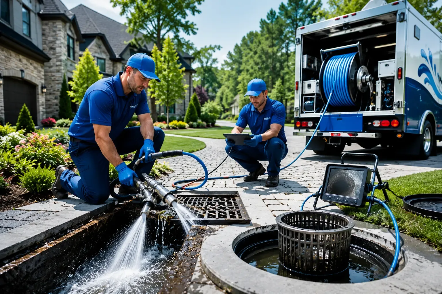 Local outdoor drain cleaning professionals in Covington, PA
